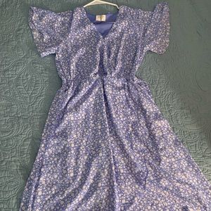 SIENNA SKY Blue and White dress